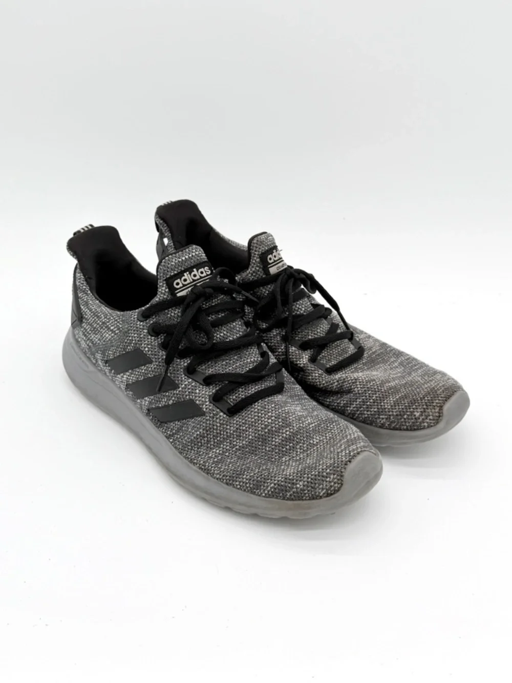 adidas Lite Racer BYD Mens Running Shoes Size 10.5 Gray Black Cloudfoam Sneakers